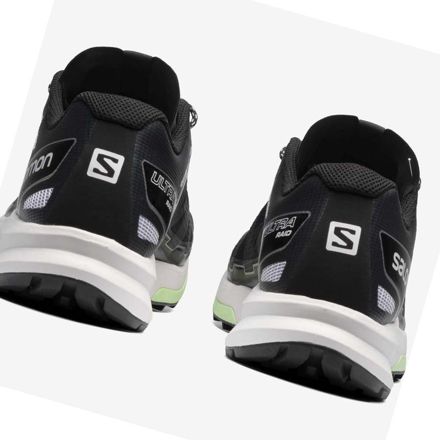 Salomon ULTRA RAID Tornacipő Férfi Fekete Menta | HU 2221CTV